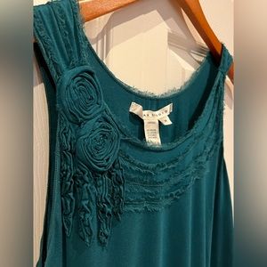 Teal Sleeveless Top